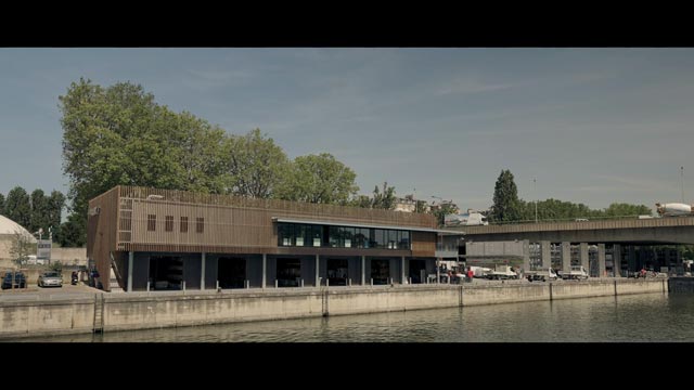 Le bâtiment PointP Point du Jour à Paris 16, extrait du film promotionnel