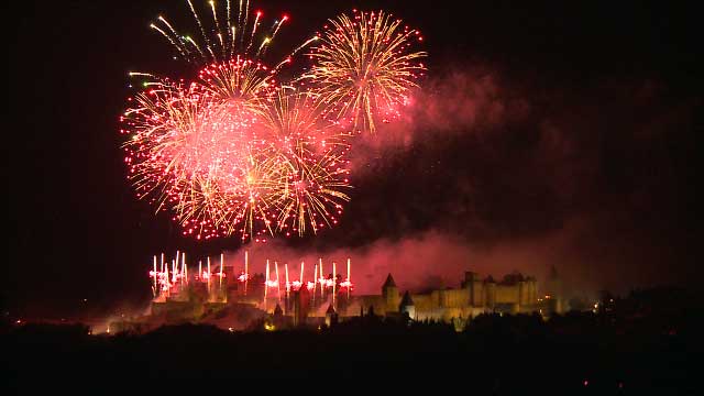 Le feux d'artifice de Carcassonne